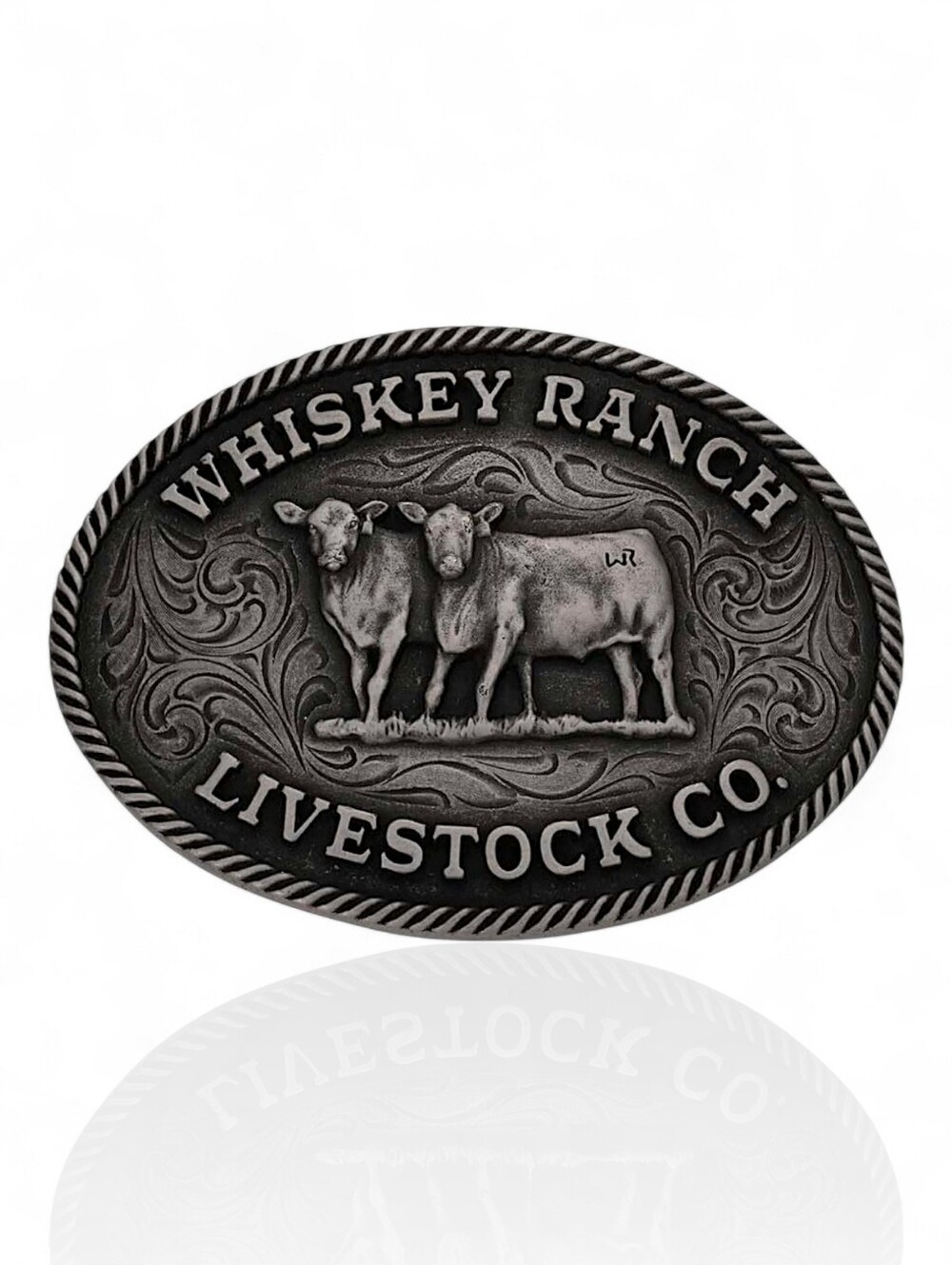 Montana Silversmiths Livestock Co. Whiskey Ranch Buckle NEW NIB